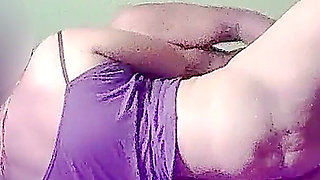 Hot Desi Housewife in Nighty Fucking & Creampied Doggy Style