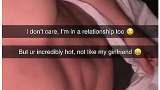 18 Year Old Girlfriend Wants To Get Fucked After Party And Cheats On Her Boyfriend With A Big Cock - Snap Chat