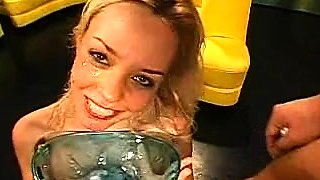 Amateur girlfriend home blowjob anal and facial cumshot