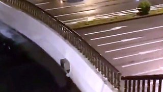 NANA's shaved pussy outdoors exposed in front of the