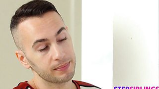 Raul and Marina's cumshot scene