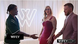 Ashley Hard, Lil D And Ashley Sage - Bbc Loving Blonde Hotwife Ashley Gets Fucked Hard While Hubby Films