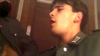 Horny blonde milf two big black cocks double penetration