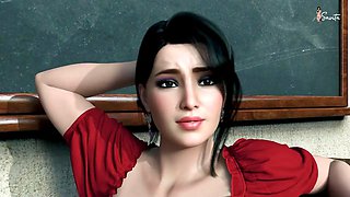 Indian college teacher fucks by her student for the first time