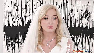 Blonde Bride Lexi Lore Deep-Throats Seth Gamble Before He Pulls Out His Dick And Pounds Her P