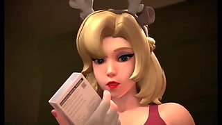 Russian Subtitles Mercy Christmas Hentai - Overwatch Anime Sex Plan HD