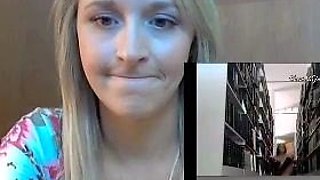 Cute amateur brunette naughty in solo jerking show on camera