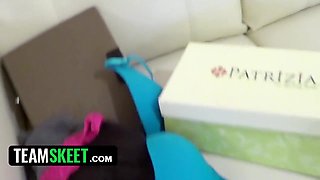 TeamSkeet - Lusty Teen Breaks All The House Rules Made To Strip And Bend Down For Some Spanking - Pov