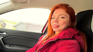 Stranger swallows dick to the throat! Lots of cum in