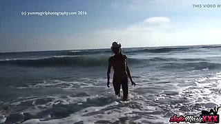 Sofie Marie Naughty MILF Outdoor Fun Naked Beach Snapchat Compilation