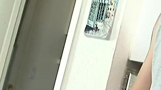 Small tit teen gets pounded in the kitchen