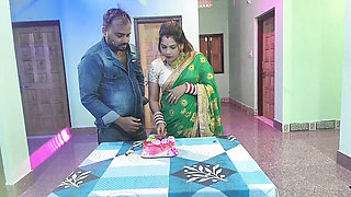 New Year Bhabhi Hardcore Fuck with Devar After Cake - Sona Bhabhi Big Tits Doggy Hindi Sex