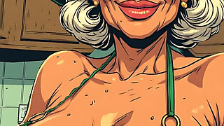 Bikini Old Babes 3D Ai Art