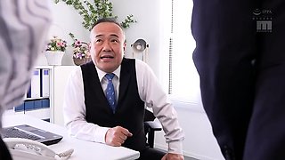Asian slut Kana Kawai double blowjob and hardcore sex
