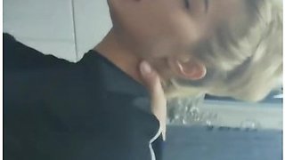 Horny Couple Has Risky Sex In A Public Toilet With Cherry Kiss And Vince Karter