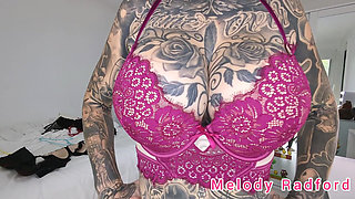 Black and Purple Lingerie and Micro Bikini Try on Haul Melody Radford