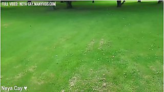 Sneaky Quicky In The Bushes At Public Swimming Pool Neya Cay Outdoor Adventure Pov Doggystyle