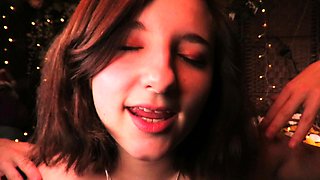 Blonde tight pussy babe has solo toy fun