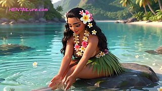 Good-sized Bum Bombshell Moana Plowed In Gang By Tribal Villagers