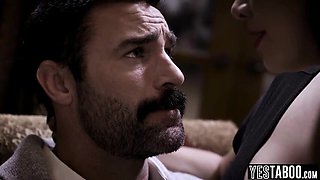 PLUS-SIZE COUGAR physician persuades buxom Latina and stepparent for threeway