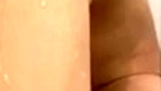 ON SALE-- Sucking and fucking the biggest dildo Ive ever