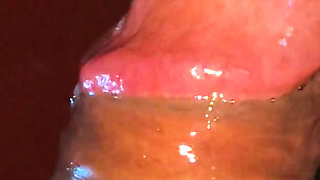 Deep throat blowjob with cum shot ..