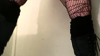 Milf try’s new BBC Dildo in public change room