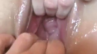 Horny girl loves BDSM and enjoys fisting her wet pussy