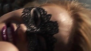 Pretty fashionista seduces while masturbating her clit