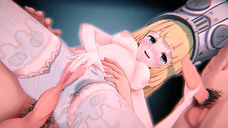 [zenless Zone Zero] - Norma Genius Meltdown: Bound Scientist & POV Masturbation Sandwich DP (4k/60fps)