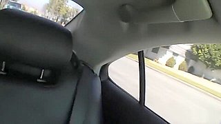 Car blowjob from an amateur
