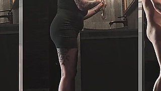 A Camera in a Public Restroom Catches a Strange Man Fucking a Girl Who Is Washing Her Panties.