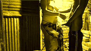 Bhabi Come Outside When My Big Stepbrother Go Aunty Home for Enjoy with Me
