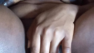 Bathing and fingering my pussy