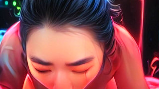 Real Life Anime GF Sucks Bwc - POV Blowjob with Oral Creampie