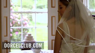 Stunning bride gangbang heart-stopping adult clip