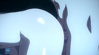 Uncencored hentai video with Reze from chainsawman enjoying hot sex