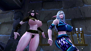 Night Elf Bimbos Want You To Cum