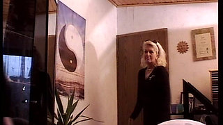A Blonde Lady From Germany Is Here to Drain His Cock