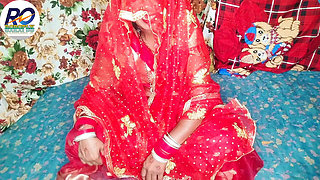 Fast Time Desi Honeymoon Video Hindi Audio Claire Vaise in Red Saree and Blouse Having Fun