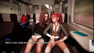 Innocent 18 Plus Teens Are Fucked in a Train