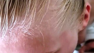 I was all wet by the pool, I fucked a stranger, he cummed