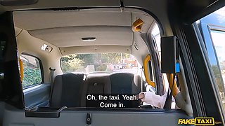 Fake cab - total sequence - pants pulled to side and glide it balls deep into italian stripper!