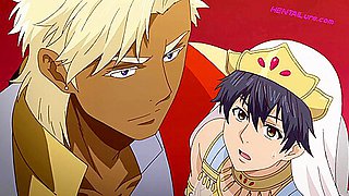 Titan dominates bride in bed after erotic feast ○ Dubbed Gay Anime