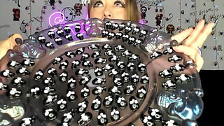 Swallowing 90 Plastic Skulls Non-stop