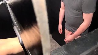 Glory Hole MILF Squirting Orgasm - Fingering & Doggy Style in 4K