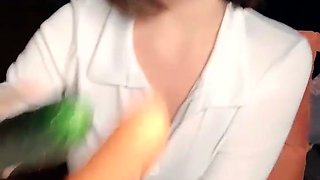Small Tit Teen Cums On Cam