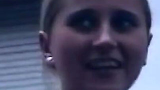 Public Phone Deepthroat Slut Swallows Thick Load