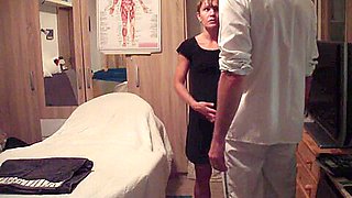 Gyno sexual examination and massage of young shy russian girl