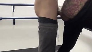 Shemale Fuckfest In Forbiden Place